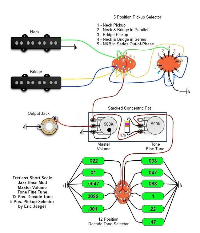A simple varitone circuit for your bass - | Page 10 ... jazz bass series wiring diagram 